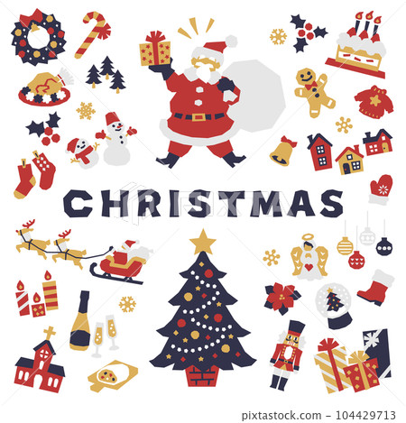 Christmas paper-cutting 104429713