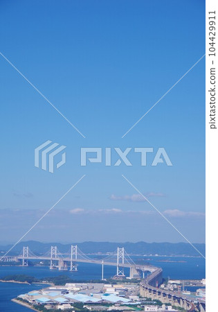 A view of the Great Seto Bridge from Aonoyama, Kagawa Prefecture A view of the Great Seto Bridge from Aonoyama, Kagawa Prefecture 104429911