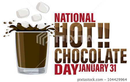 National Hot Chocolate Day Banner Design National Hot Chocolate Day Banner Design 104429964