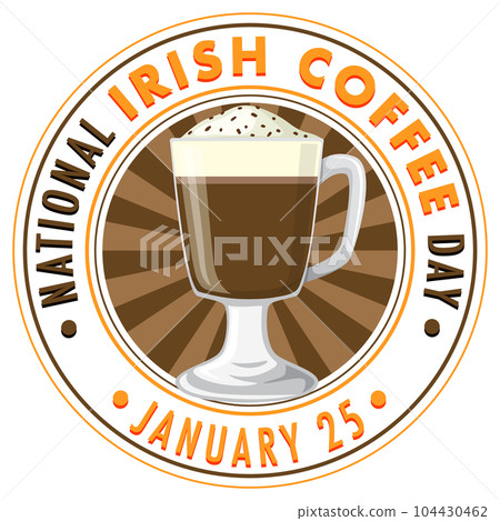 National Irish Coffee Day Banner Design 104430462