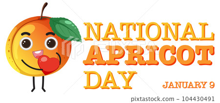 National Apricot Day Poster Design National Apricot Day Poster Design 104430491