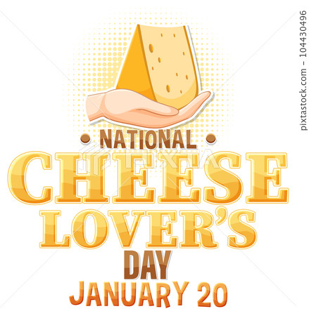 National Cheese Lovers Day Banner Design 104430496