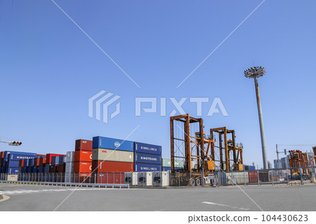 品川集裝箱碼頭 品川東集裝箱堆場的 Strald Carrier 104430623