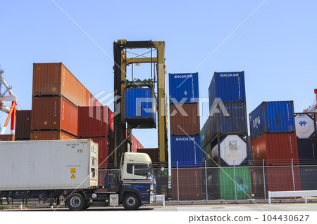 品川集裝箱碼頭 品川東集裝箱堆場的 Strald Carrier 104430627