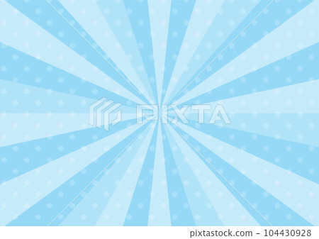 水平水平可愛流行點的集中線 104430928