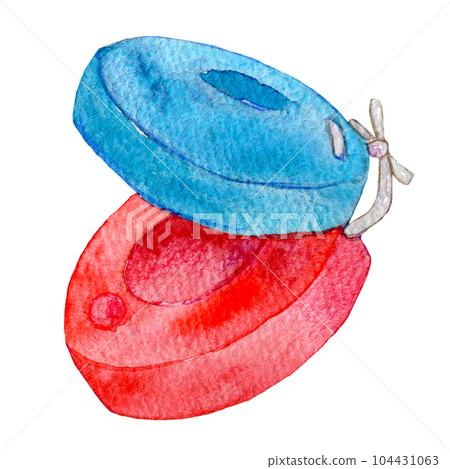 水彩插畫、手繪插畫、樂器、響板 104431063