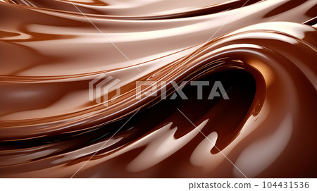 Melted chocolate "AI-generated image" Melted chocolate "AI-generated image" 104431536