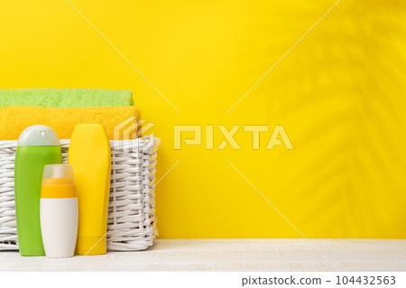 Body care items and bathroom towels 104432563