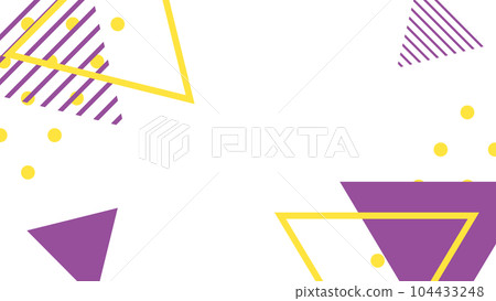 Abstract background frame illustration with randomly arranged triangles Abstract background frame illustration with randomly arranged triangles 104433248