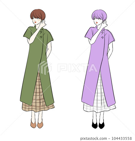 Trench coat fashionable woman Trench coat fashionable woman 104433558