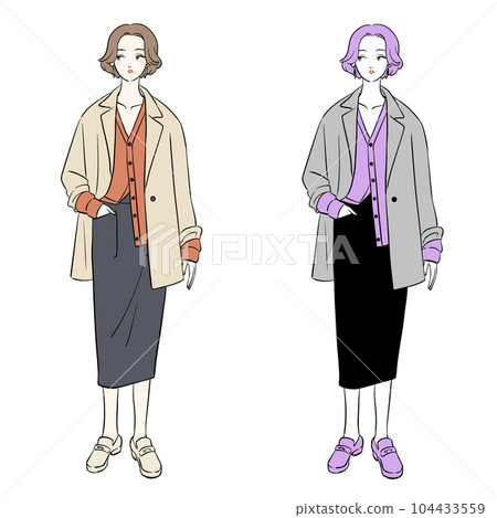 Tailored jacket fashionable woman Tailored jacket fashionable woman 104433559