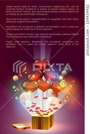 Wedding Invitation Abstract background of Valentine's day. Wedding Invitation Abstract background of Valentine's day. 104434482