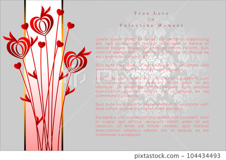 Wedding Invitation Abstract background of Valentine's day. 104434493