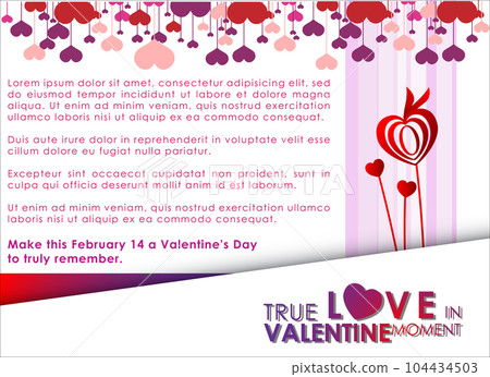 Wedding Invitation Abstract background of Valentine's day. Wedding Invitation Abstract background of Valentine's day. 104434503