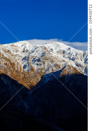 Nanga Parbat is the ninth highest mountain in the world at 8,126 meters, from Fairy Meadows,Gilgit-Baltistan, Pakistan, 104438712