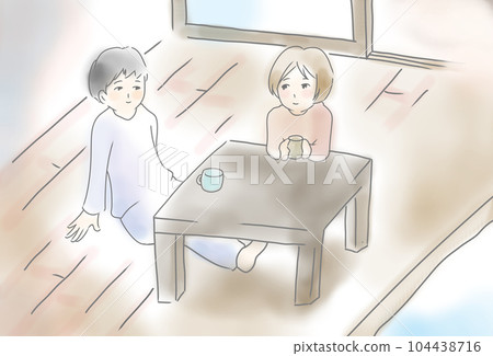 可愛情侶插畫(2) 可愛情侶插畫(2) 104438716