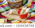 few vegan burritos 104438748