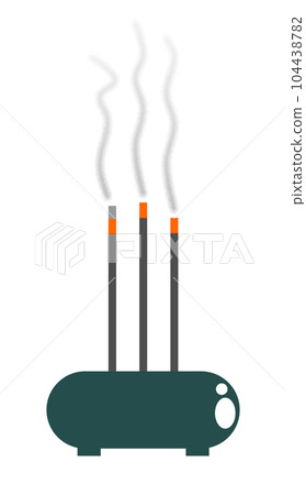 給祖先燒香插畫 104438782