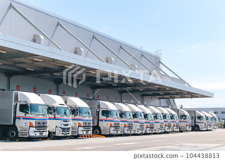 Distribution center of a trucking company 104438813