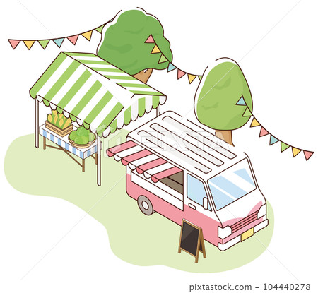 Fun Marche Tent and kitchen car Fun Marche Tent and kitchen car 104440278