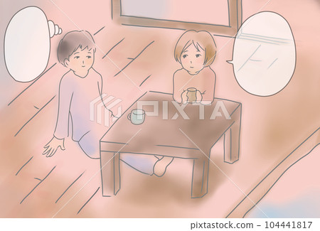 Cute couple illustrations (6) Cute couple illustrations (6) 104441817
