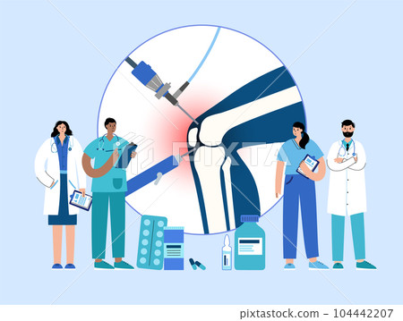 Knee joint arthroscopy 104442207
