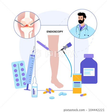 Knee joint arthroscopy 104442221