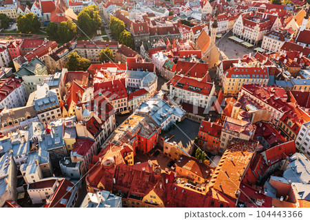 Aerial View of Tallinn 104443366