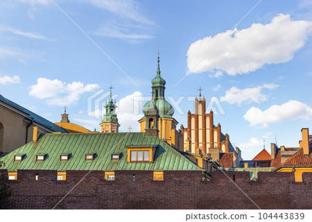 Sky over churches Sky over churches 104443839