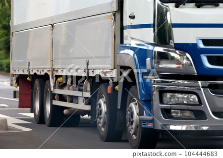 Logistics truck Logistics truck 104444683