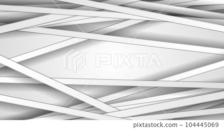 White paper stripes abstract geometric background 104445069