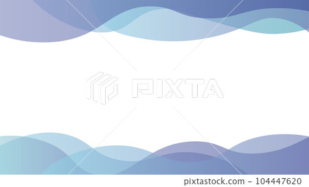 Vector frame with colorful wave pattern Vector frame with colorful wave pattern 104447620