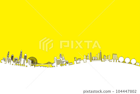 用陰影表達城市景觀的矢量圖 用陰影表達城市景觀的矢量圖 104447802