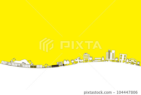 用陰影表達城市景觀的矢量圖 用陰影表達城市景觀的矢量圖 104447806