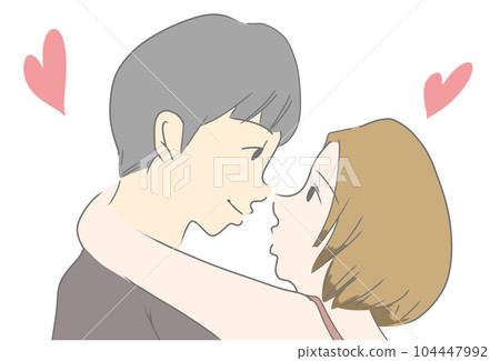 時尚親吻手寫插畫(一) 時尚親吻手寫插畫(一) 104447992
