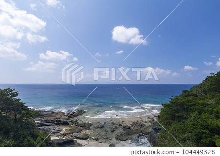 Scenic spot of Ishigaki Island, Okanzaki Scenic spot of Ishigaki Island, Okanzaki 104449328