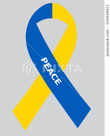 3D Flag of Ukrainian in the concept of peace in Ukraine 104449921