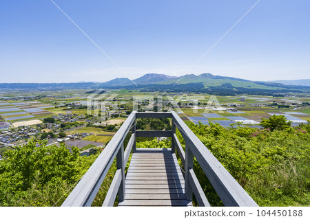 [熊本縣] 田子山展望台（空船碼頭），可欣賞阿蘇絕美景色 104450188