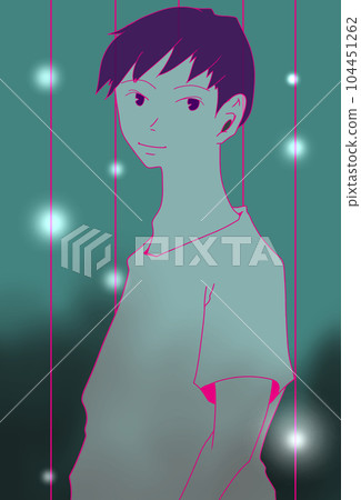 男孩寬鬆插畫素材(一) 男孩寬鬆插畫素材(一) 104451262