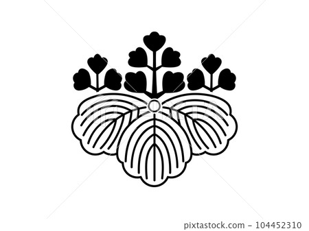 Paulownia with five shades of leaves Paulownia with five shades of leaves 104452310