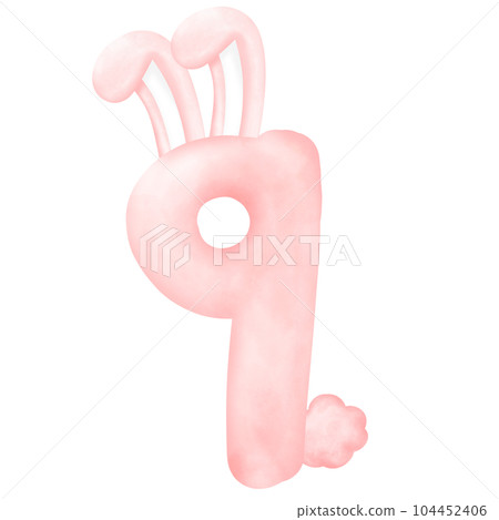 Numberic Rabbit numberic alphabet. - Stock Illustration [104452406] - PIXTA