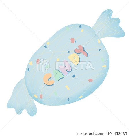 Candy. Hand drawn cartoon style 104452485