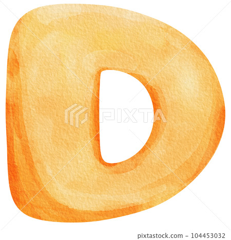 Watercolor uppercase alphabet. Watercolor uppercase alphabet. 104453032