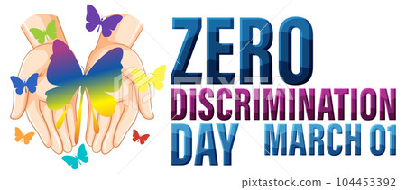 Zero discrimination day banner design Zero discrimination day banner design 104453392
