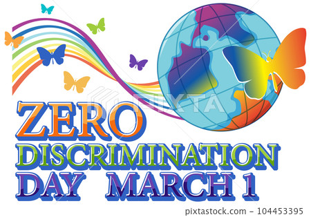 Zero discrimination day banner design Zero discrimination day banner design 104453395