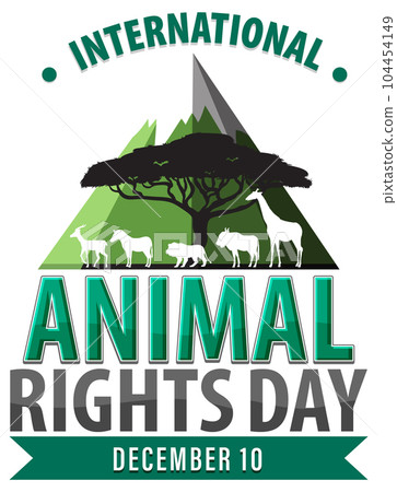 International Animal Rights Day Banner 104454149