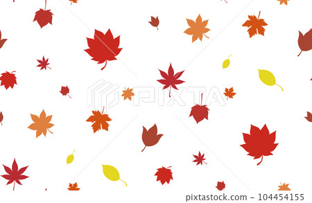 Autumn leaves pattern Autumn leaves pattern 104454155