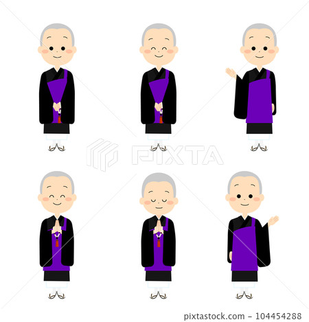 cute monk set 104454288