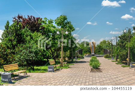 Memorial to the victims of the Holodomor in Dobroslav, Odessa region, Ukraine. Memorial to the victims of the Holodomor in Dobroslav, Odessa region, Ukraine. 104455119