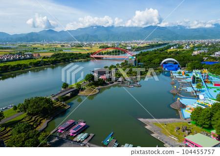 Dongshan River Water Park in Yilan, Taiwan 104455757